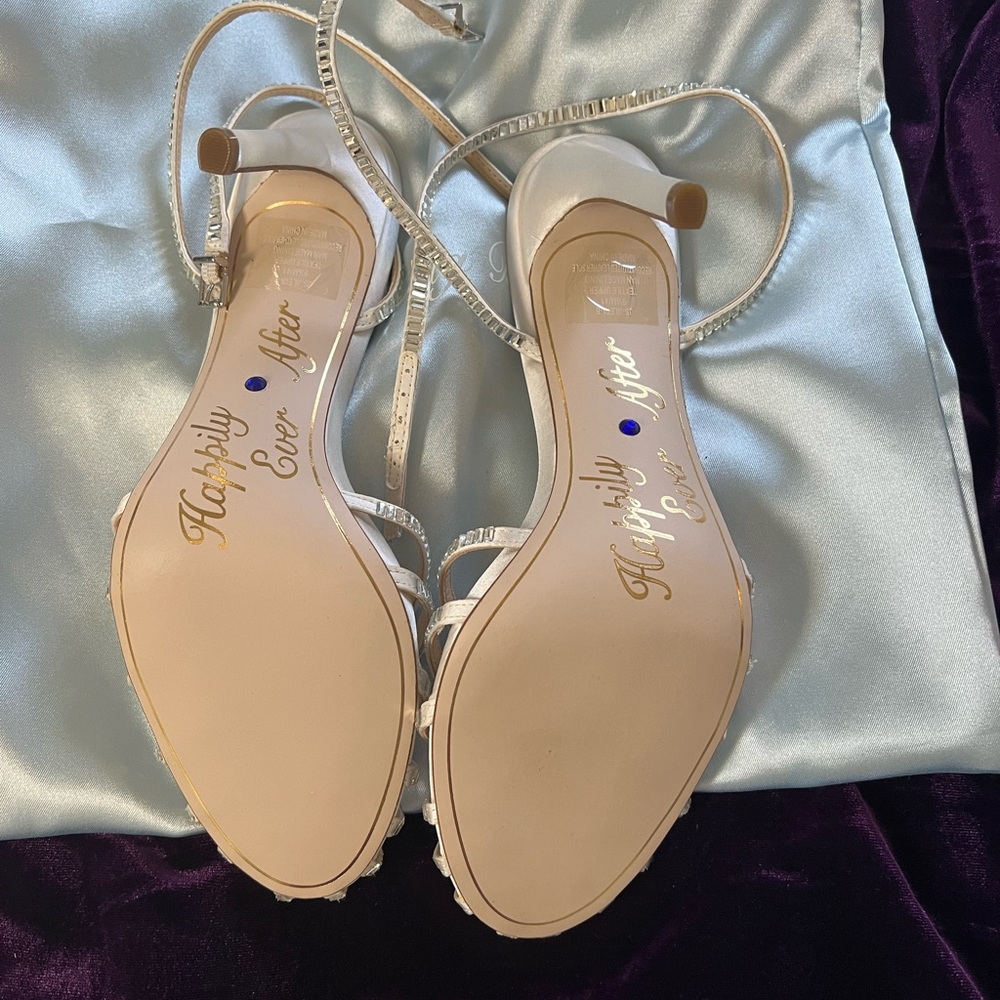 Jessica Simpson Blush Crystal-Strap Pointed Stiletto Slingbacks - Picture 2 of 7